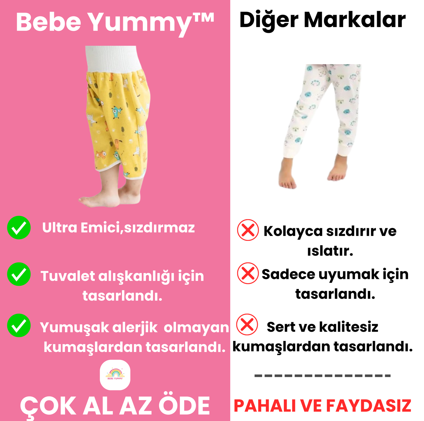 Bebe Yummy™ Sızdırmaz Pijama